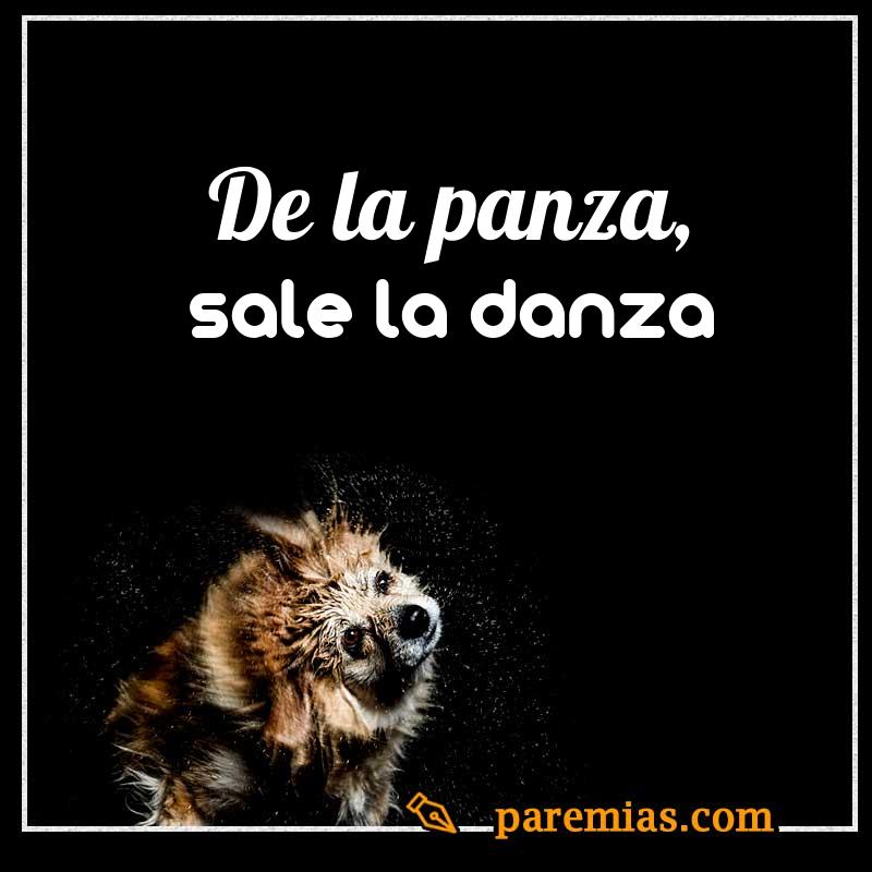 De la panza, sale la danza