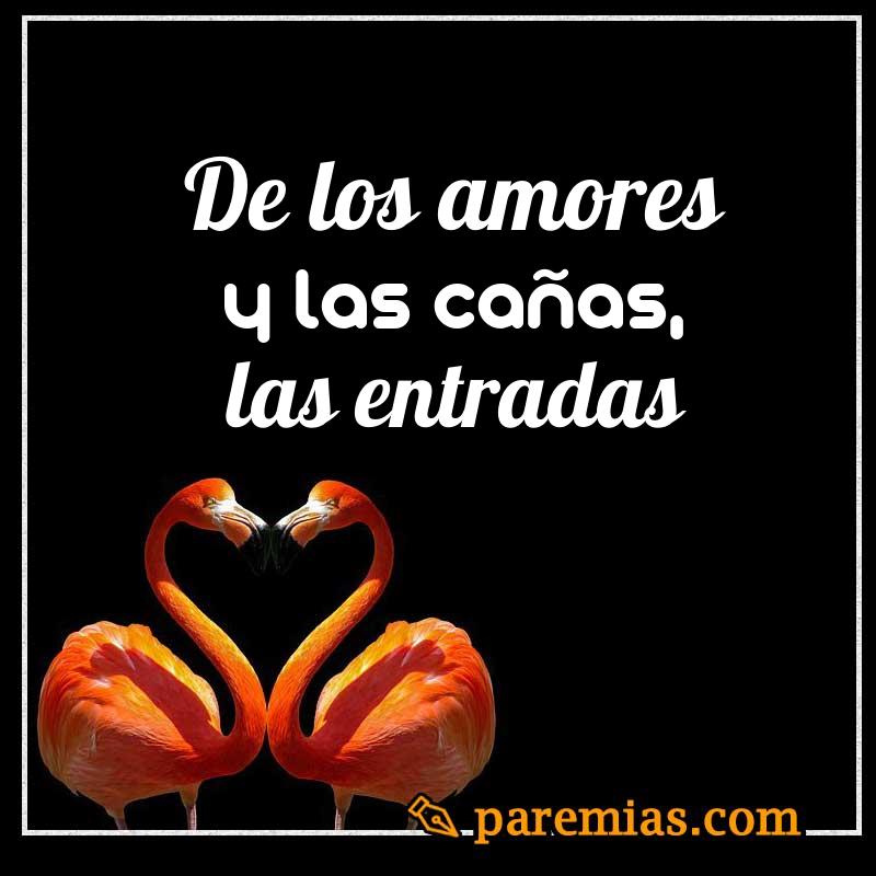 De los amores y las cañas, las entradas