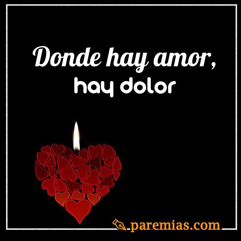 Donde hay amor, hay dolor