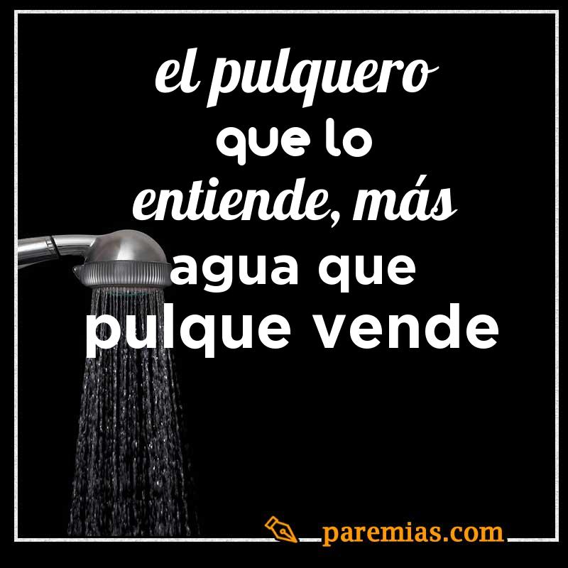 El pulquero que lo entiende, más agua que pulque vende