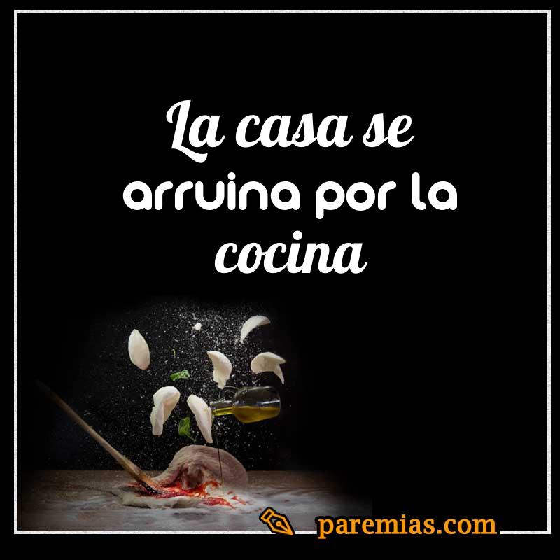 La casa se arruina por la cocina