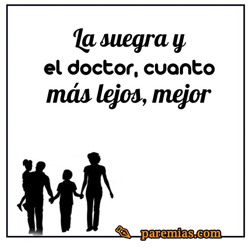 La suegra y el doctor, cuanto más lejos, mejor
